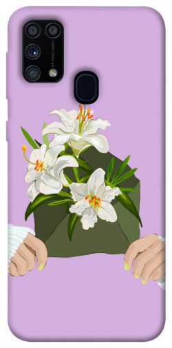 Чехол itsPrint Flower message для Samsung Galaxy M31