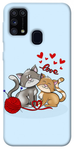 Чохол itsPrint Два коти Love для Samsung Galaxy M31
