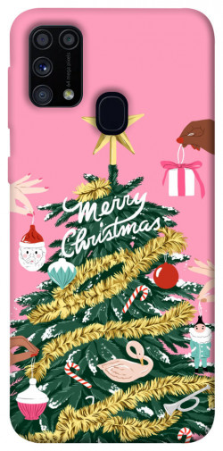 Чехол itsPrint Праздничная елка для Samsung Galaxy M31