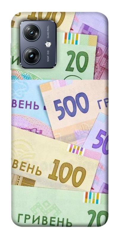 Чехол itsPrint Гривня для Motorola Moto G54, деньги, купить оптом с доставкой