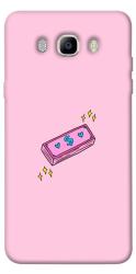 Чехол itsPrint Simple pink money для Samsung J710F Galaxy J7 (2016)