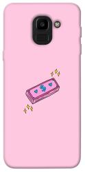 Чехол itsPrint Simple pink money для Samsung J600F Galaxy J6 (2018)