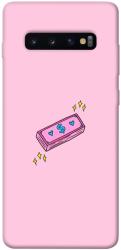 Чехол itsPrint Simple pink money для Samsung Galaxy S10+