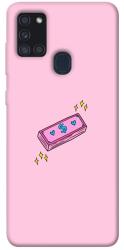 Чехол itsPrint Simple pink money для Samsung Galaxy A21s