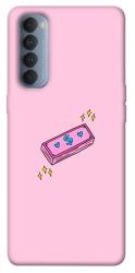 Чехол itsPrint Simple pink money для Oppo Reno 4 Pro