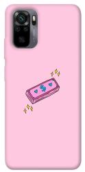 Чехол itsPrint Simple pink money для Xiaomi Redmi Note 10 / Note 10s
