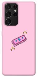 Чехол itsPrint Simple pink money для Samsung Galaxy S21 Ultra