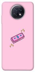 Чехол itsPrint Simple pink money для Xiaomi Redmi Note 9 5G / Note 9T