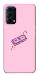 Чехол itsPrint Simple pink money для Oppo Reno 5 4G