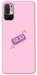Чехол itsPrint Simple pink money для Xiaomi Redmi Note 10 5G
