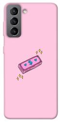 Чехол itsPrint Simple pink money для Samsung Galaxy S21 FE