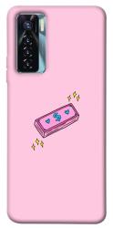 Чехол itsPrint Simple pink money для TECNO Camon 17 Pro
