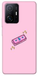 Чехол itsPrint Simple pink money для Xiaomi 11T / 11T Pro