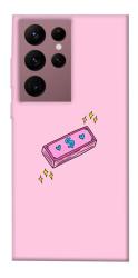 Чехол itsPrint Simple pink money для Samsung Galaxy S22 Ultra