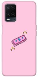 Чехол itsPrint Simple pink money для Oppo A16s / A16