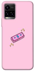 Чехол itsPrint Simple pink money для Vivo Y21 / Y33s