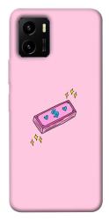 Чехол itsPrint Simple pink money для Vivo Y15s