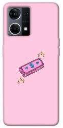 Чехол itsPrint Simple pink money для Oppo Reno 7 4G