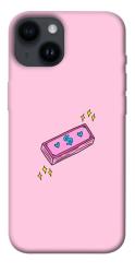 Чехол itsPrint Simple pink money для Apple iPhone 14 (6.1")
