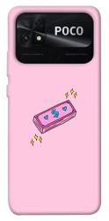 Чехол itsPrint Simple pink money для Xiaomi Poco C40