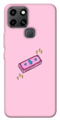 Чехол itsPrint Simple pink money для Infinix Smart 6