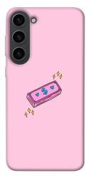 Чехол itsPrint Simple pink money для Samsung Galaxy S23