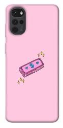 Чехол itsPrint Simple pink money для Motorola Moto G22