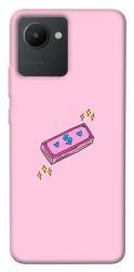 Чехол itsPrint Simple pink money для Realme C30s