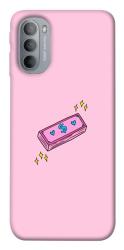 Чехол itsPrint Simple pink money для Motorola Moto G31