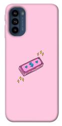 Чехол itsPrint Simple pink money для Motorola Moto G41