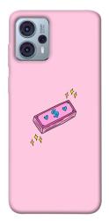 Чехол itsPrint Simple pink money для Motorola Moto G23