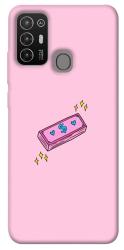 Чехол itsPrint Simple pink money для ZTE Blade A52