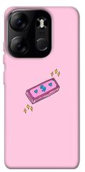 Чехол itsPrint Simple pink money для Tecno Spark Go 2023
