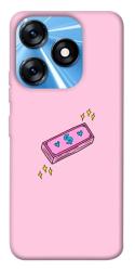 Чехол itsPrint Simple pink money для TECNO Spark 10 Pro