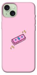 Чехол itsPrint Simple pink money для Apple iPhone 15 Plus (6.7")