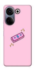 Чехол itsPrint Simple pink money для TECNO Camon 20 Pro (CK7n)