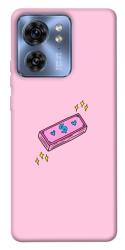 Чехол itsPrint Simple pink money для Motorola Edge 40