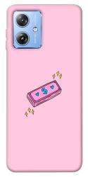 Чехол itsPrint Simple pink money для Motorola Moto G84