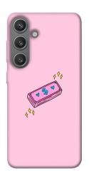 Чехол itsPrint Simple pink money для Samsung Galaxy S24