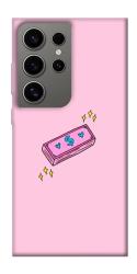 Чехол itsPrint Simple pink money для Samsung Galaxy S24 Ultra