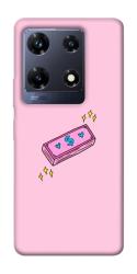 Чехол itsPrint Simple pink money для Infinix Note 30 Pro