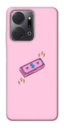 Чехол itsPrint Simple pink money для Huawei Honor X7a