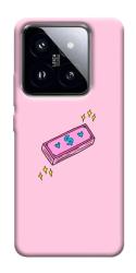 Чехол itsPrint Simple pink money для Xiaomi 14 Pro