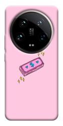 Чехол itsPrint Simple pink money для Xiaomi 14 Ultra
