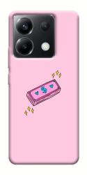 Чехол itsPrint Simple pink money для Xiaomi Poco X6