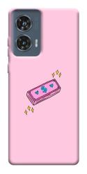Чехол itsPrint Simple pink money для Motorola Edge 50 Fusion