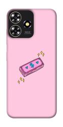 Чехол itsPrint Simple pink money для ZTE Blade A73 4G