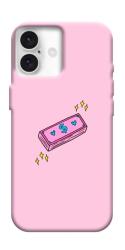 Чехол itsPrint Simple pink money для Apple iPhone 16 (6.1")