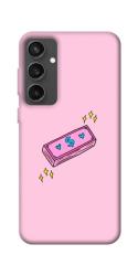 Чехол itsPrint Simple pink money для Samsung Galaxy S24 FE