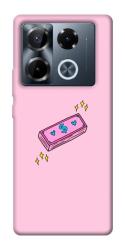 Чехол itsPrint Simple pink money для Infinix Note 40 Pro 4G